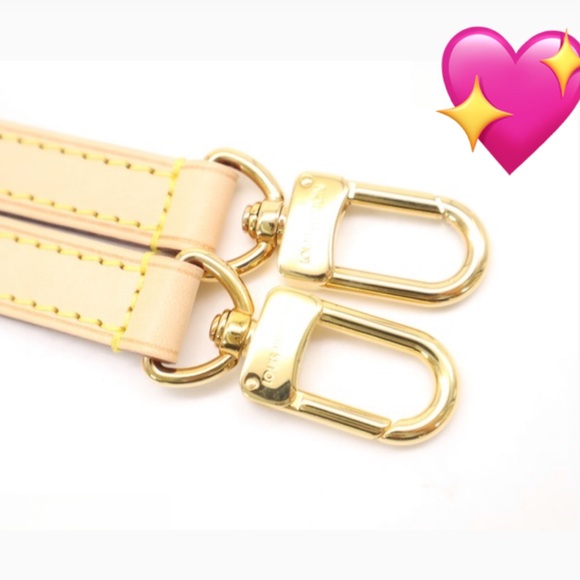 Authentic Louis Vuitton Beige Vachetta Leather Adjustable Shoulder Strap - Picture 4 of 4